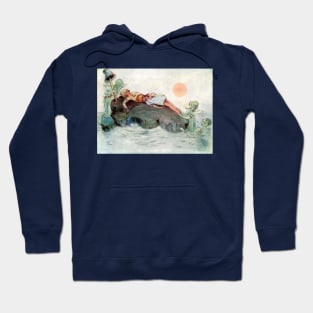 Peter Pan and Wendy and the Mermaids - Mabel Lucie Attwell Hoodie